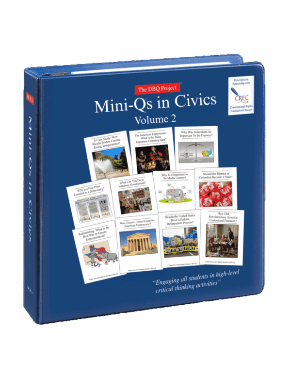 NEW! Mini-Qs in Civics Volume 2: Teacher Resource Binder